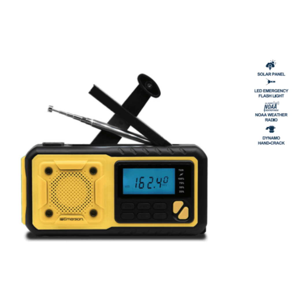 Emergency AMFM Radio with Weather Band / Flashlight / Power Bank