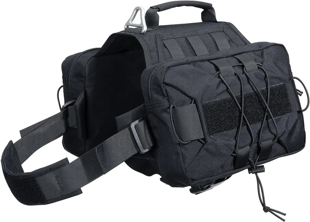 Dog Tactical Saddle Bag Camping Pack Large Dogs