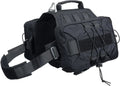 Dog Tactical Saddle Bag Camping Pack Large Dogs