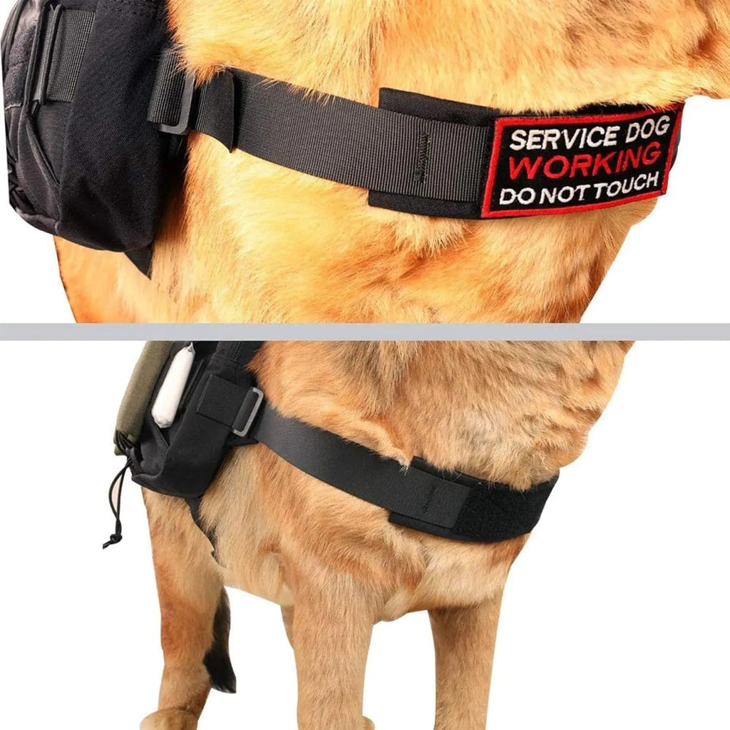 Dog Tactical Saddle Bag Camping Pack Large Dogs