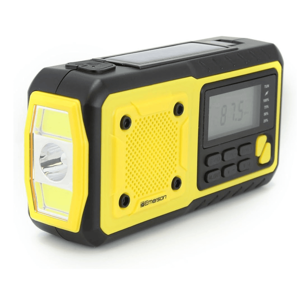 Emergency AMFM Radio with Weather Band / Flashlight / Power Bank